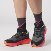 Salomon Women's Ultra Glide 2 in Plum Kitten Black Pink Glo  Women's Footwear
