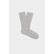UGG Women's Rib Knit Slouchy Crew Sock in Grey Seal  Apparel & Accessories