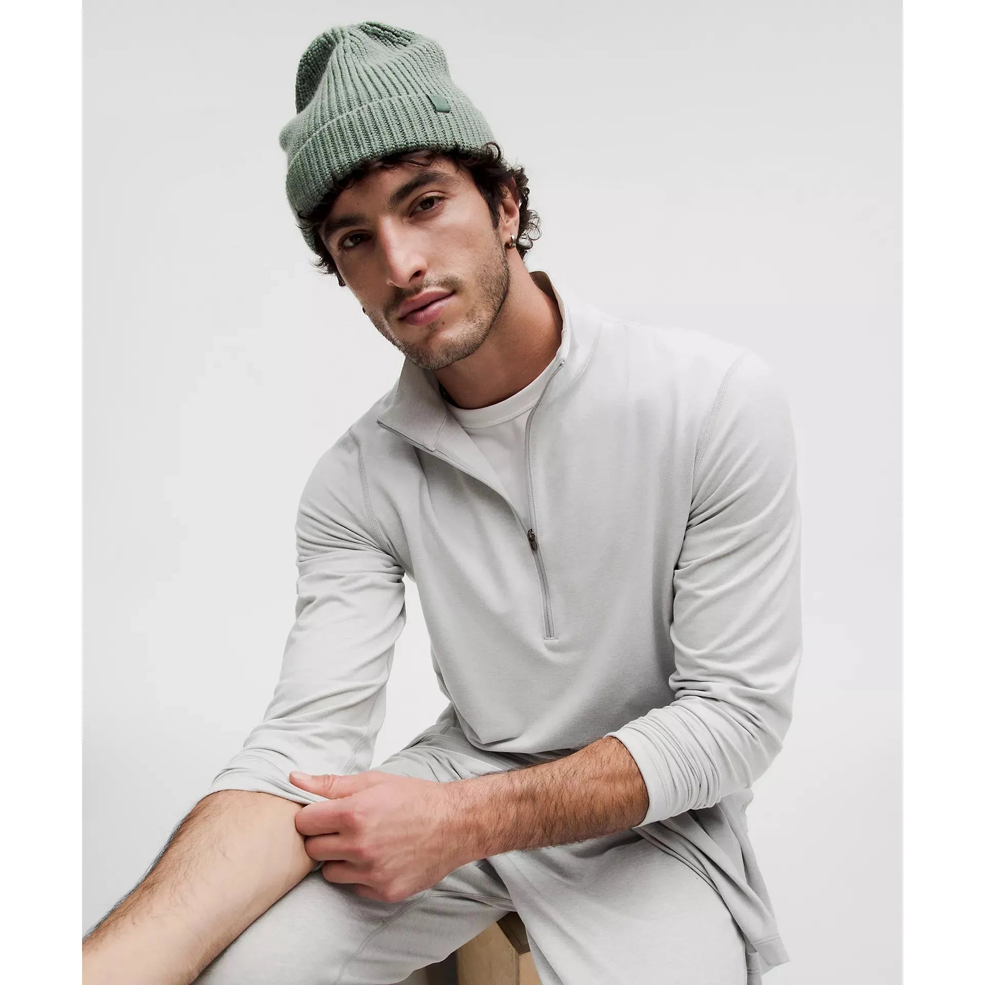 Lululemon Men's Soft Jersey Half Zip-Footprint USA