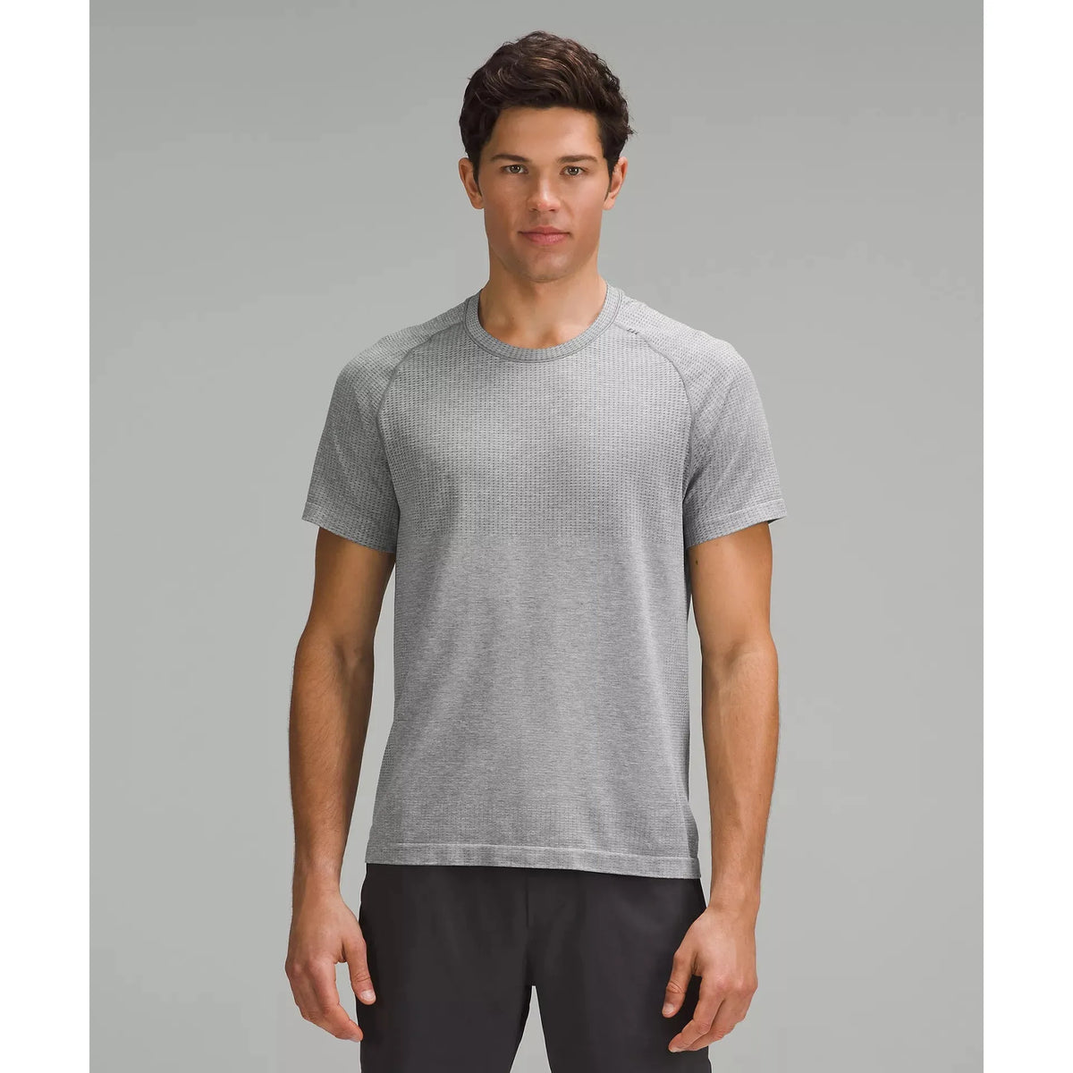 lululemon 半袖 ヨガウェア グレー サイズ6 lululemon 半袖 ヨガウェア