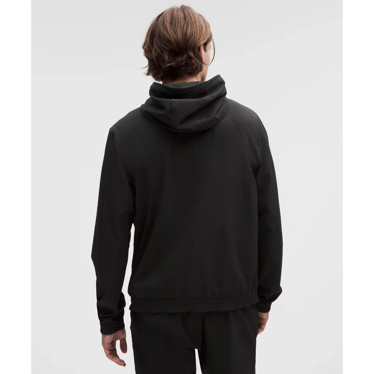 Lululemon Men's License to Train Textured Full Zip in Black
