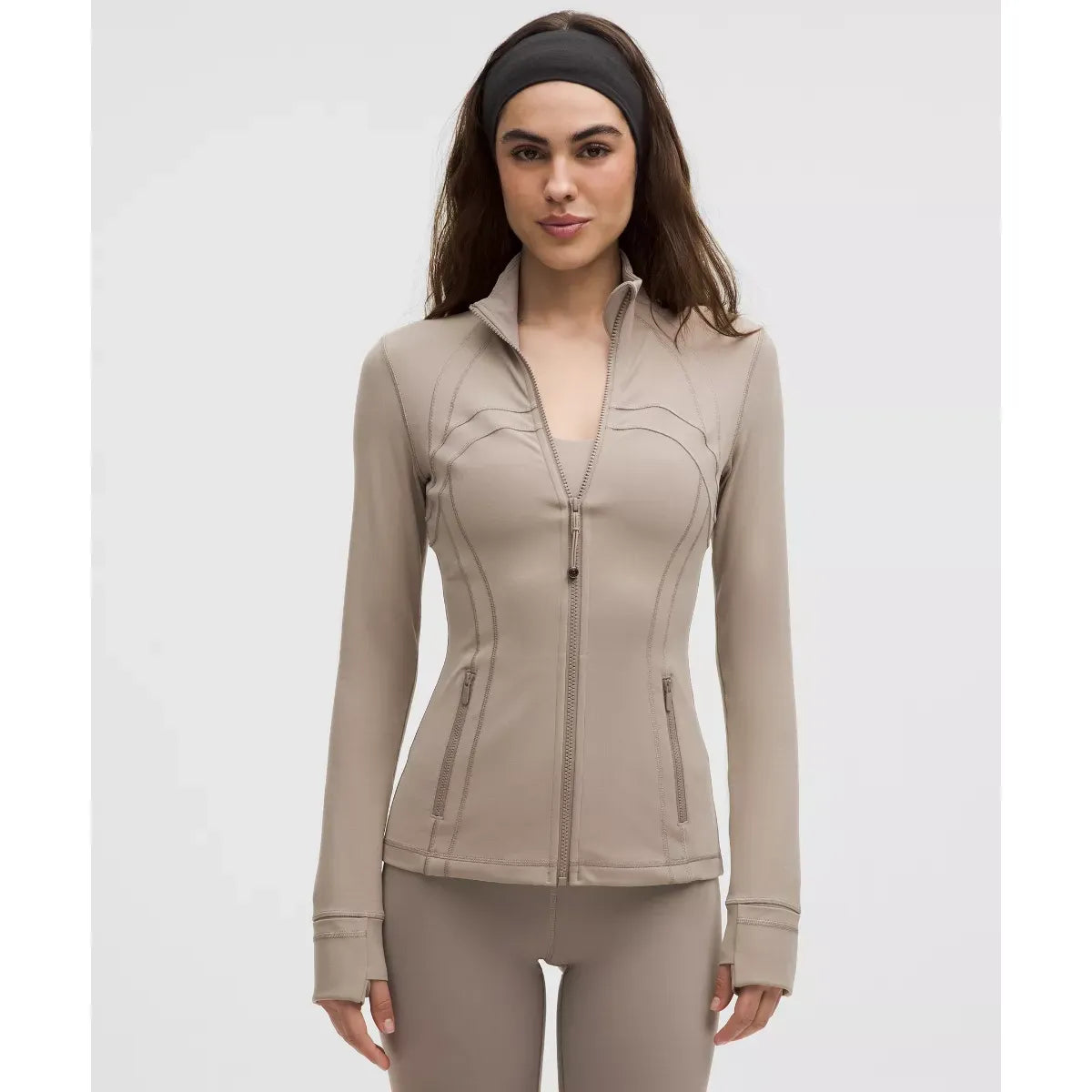Lululemon Women's Define Jacket Nulu in Warm Ash Grey