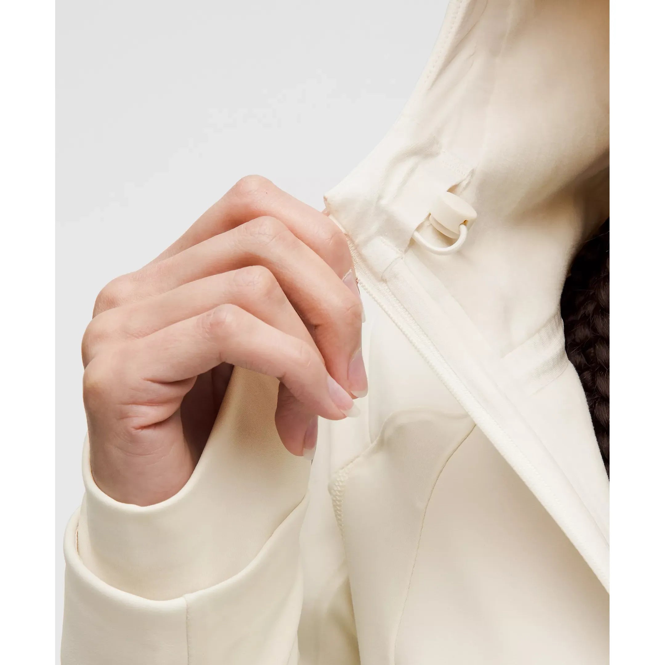 Lululemon Women's Cross Chill Performance Jacket in Light Ivory