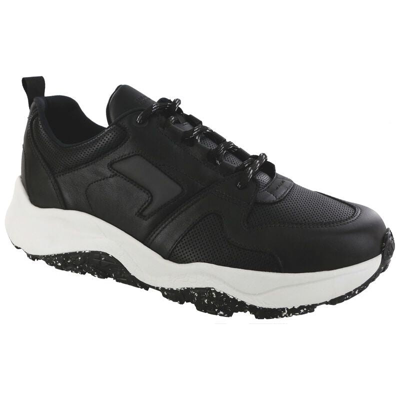 SAS Men's Low Country-Y Lace Up Sneakers in Black Perf  Men's Footwear