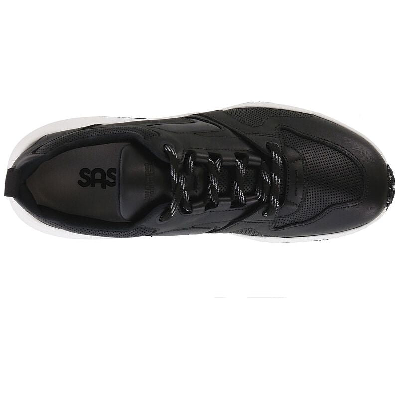 SAS Men's Low Country-Y Lace Up Sneakers in Black Perf  Men's Footwear