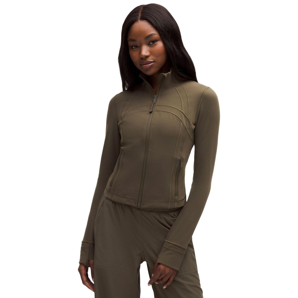 Lululemon Women's Define Cropped Jacket *Nulu in Olive/Brown