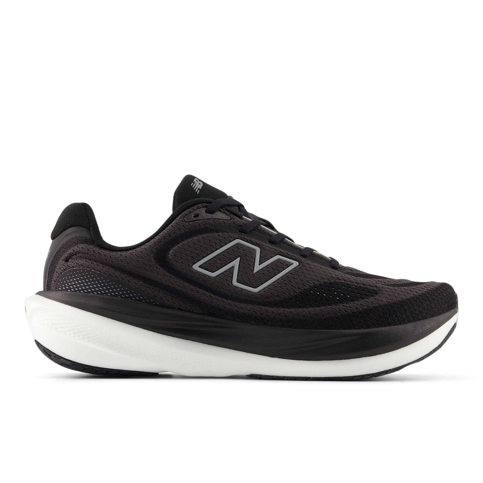 New Balance Men's 1080v15 in Black with Slate Grey and Faded Black