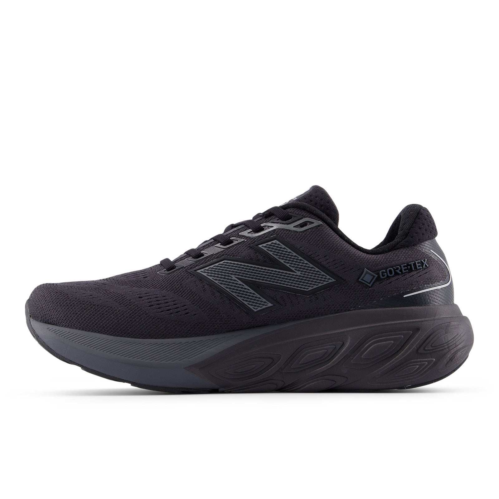 New Balance Men's Fresh Foam X 880v15 GORE-TEX® | Black with Castlerock and Silver Metallic