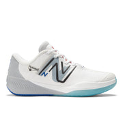 New Balance Men's FuelCell 996v5 Pickleball in White with Grey and Team Royal