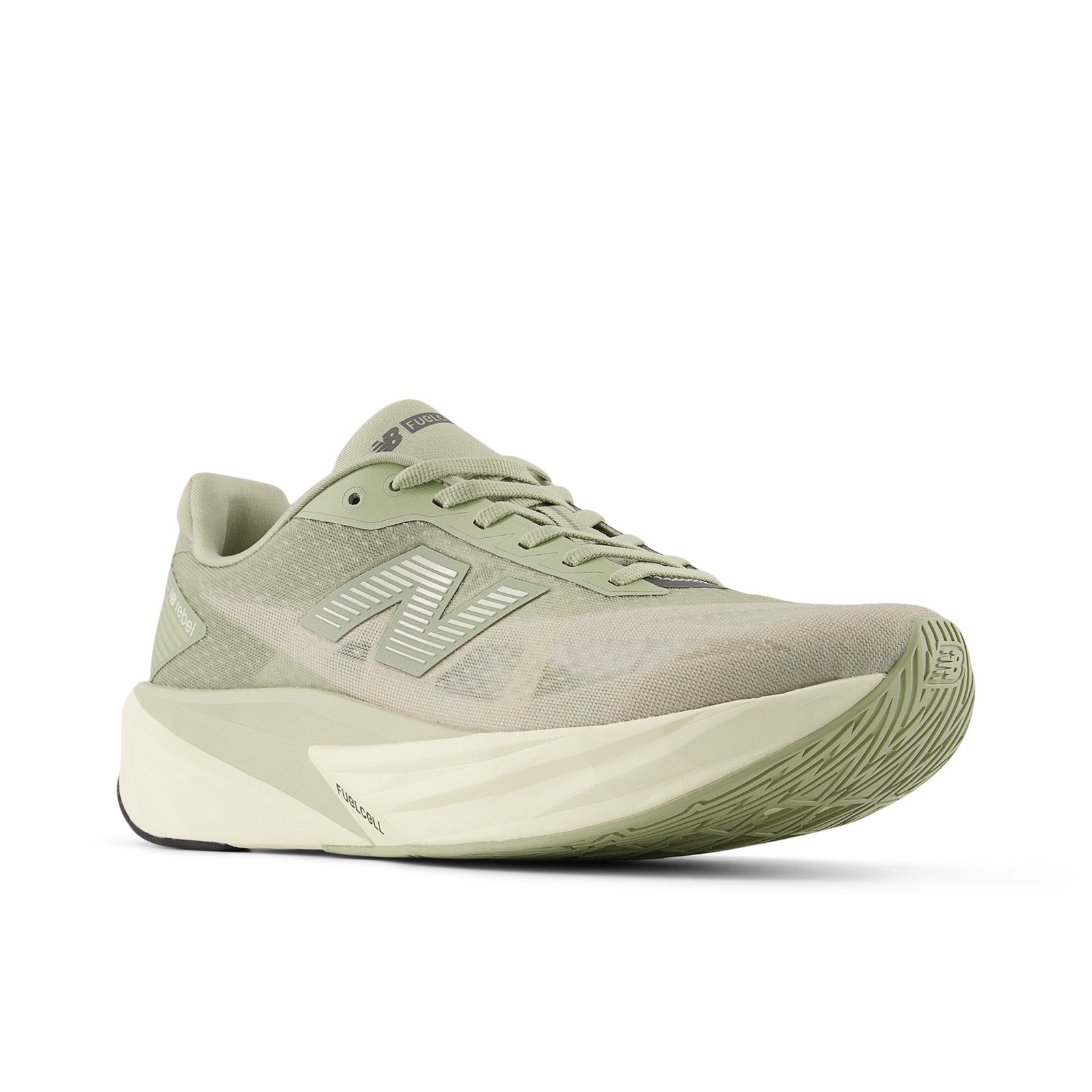 New Balance Men's FuelCell Rebel v5 in Olivine with Shipyard