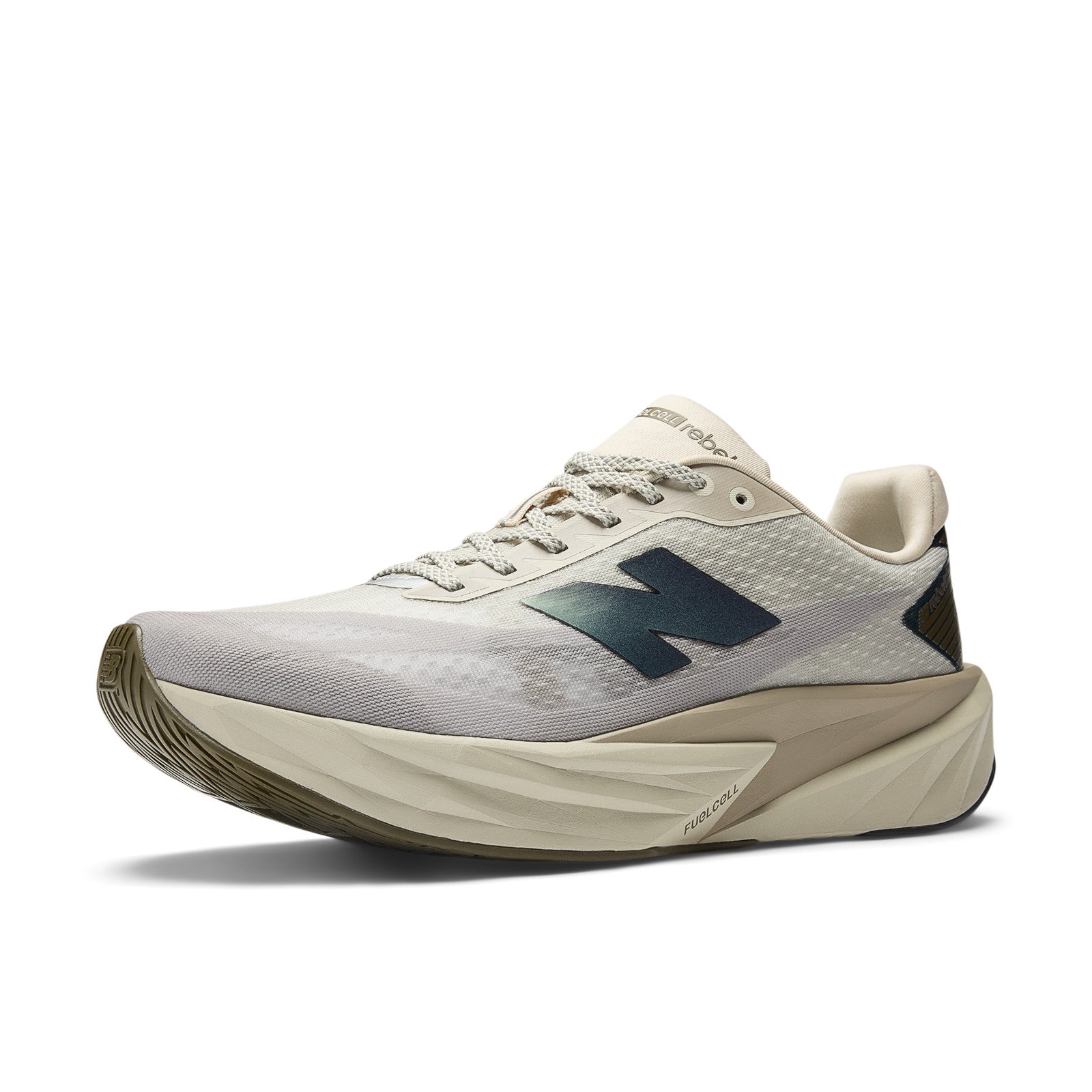 New Balance Men's FuelCell Rebel v5 | Shipyard with Arid Stone and Silver Metallic