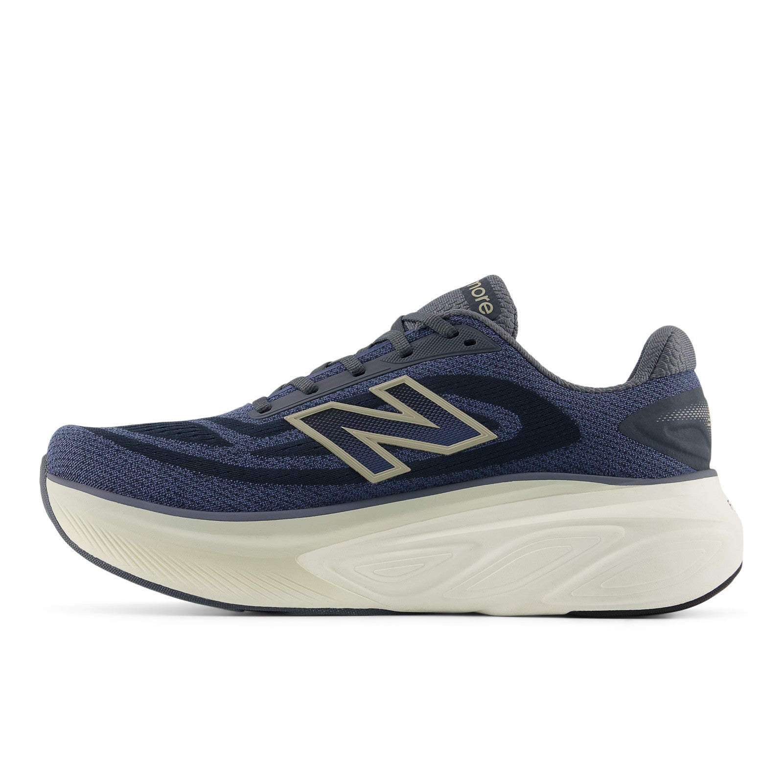 New Balance Men's Fresh Foam X More v6 in Graphite with Vintage Indigo and Shipyard