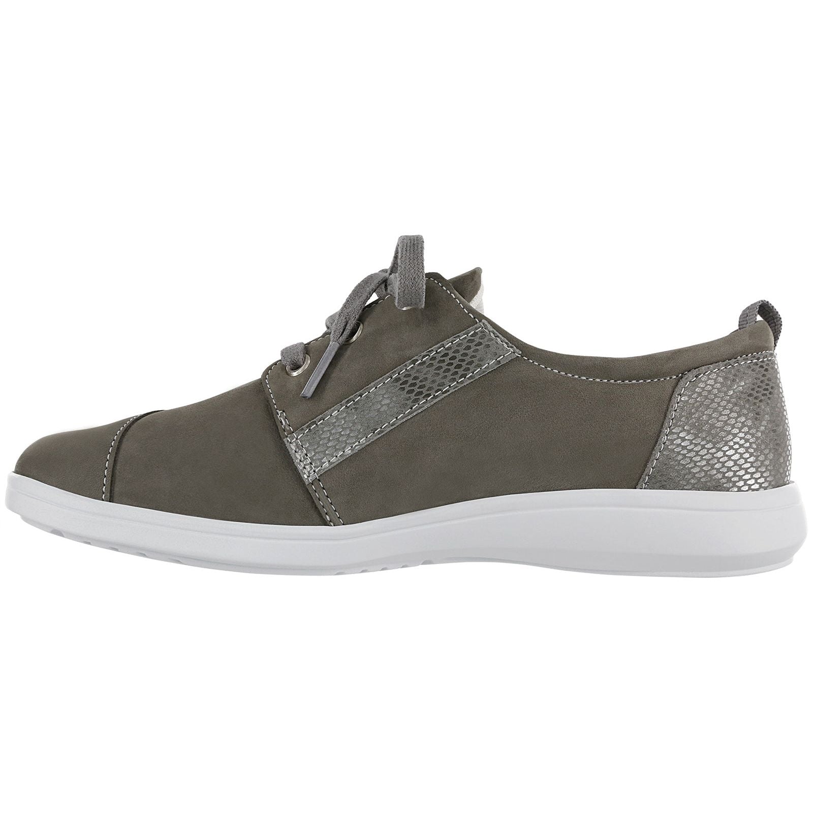 SAS Women's Marnie Lace Up Sneaker in Gris / Snake