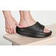 OOFOS Women's OOmega OOahh Sandal in Black