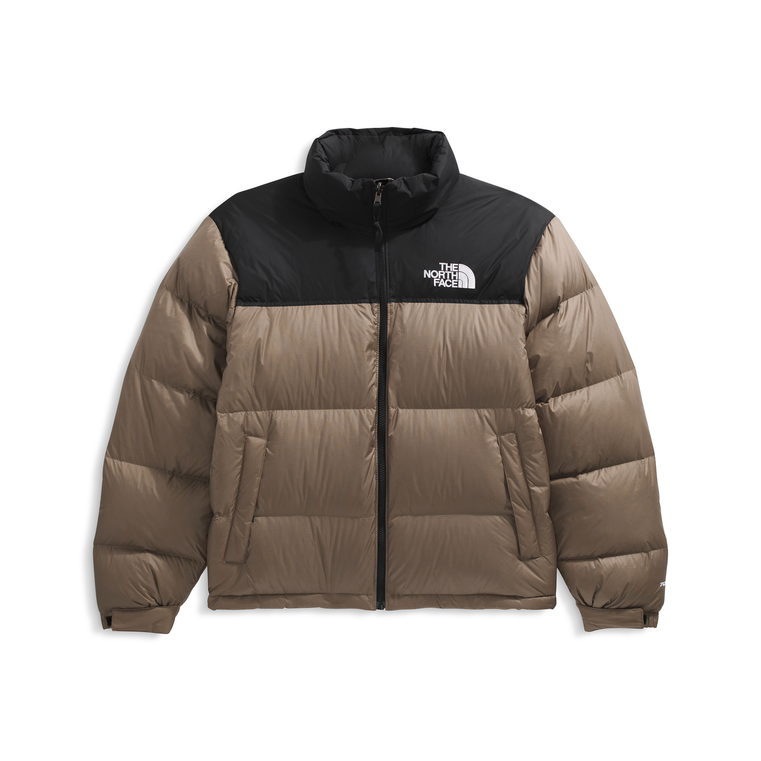 The North Face Men's 1996 Retro Nuptse Jacket in Mocha Brown/TNF Black