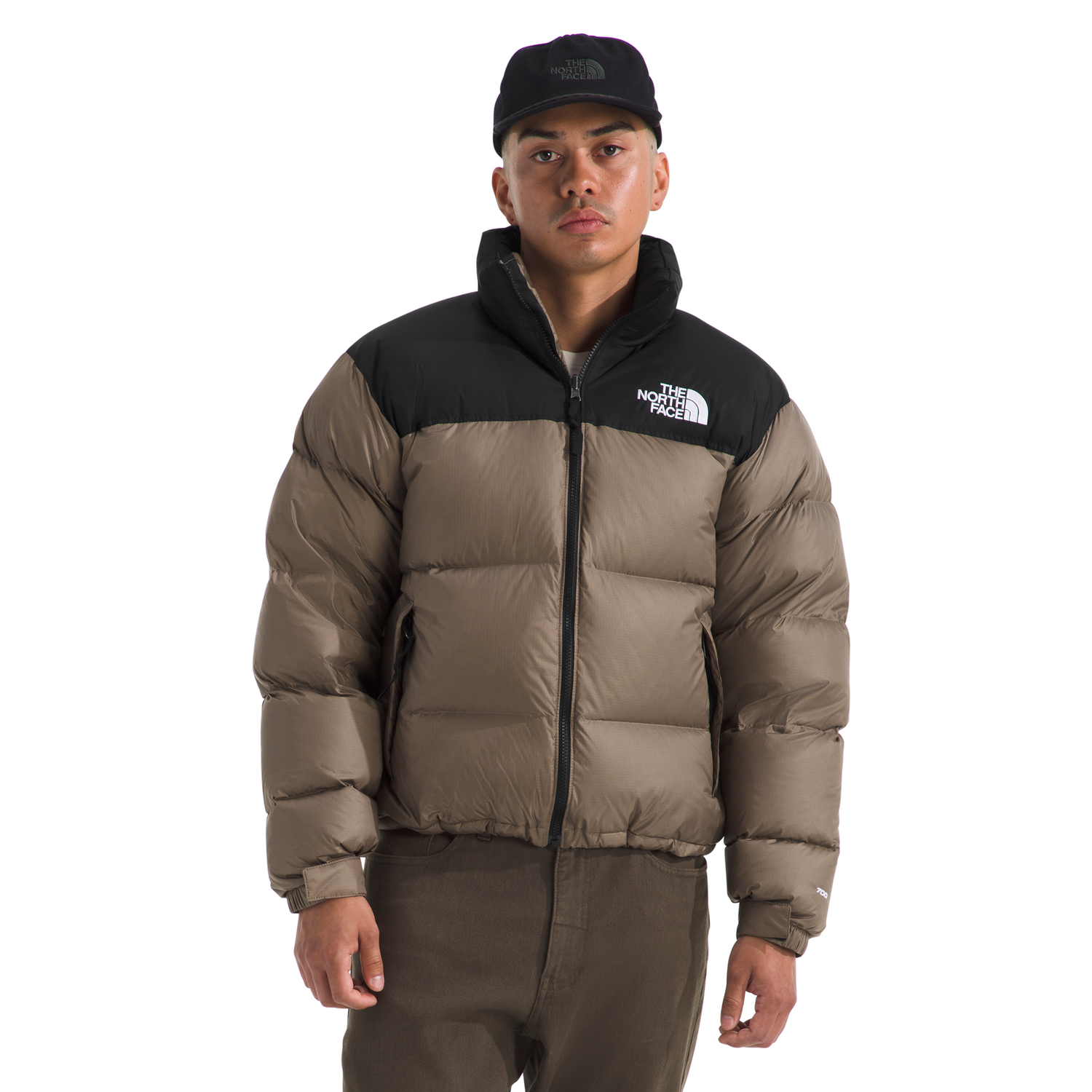 The North Face Men's 1996 Retro Nuptse Jacket in Mocha Brown/TNF Black The North Face Men's 1996 Retro Nuptse Jacket in Mocha Brown/TNF Black