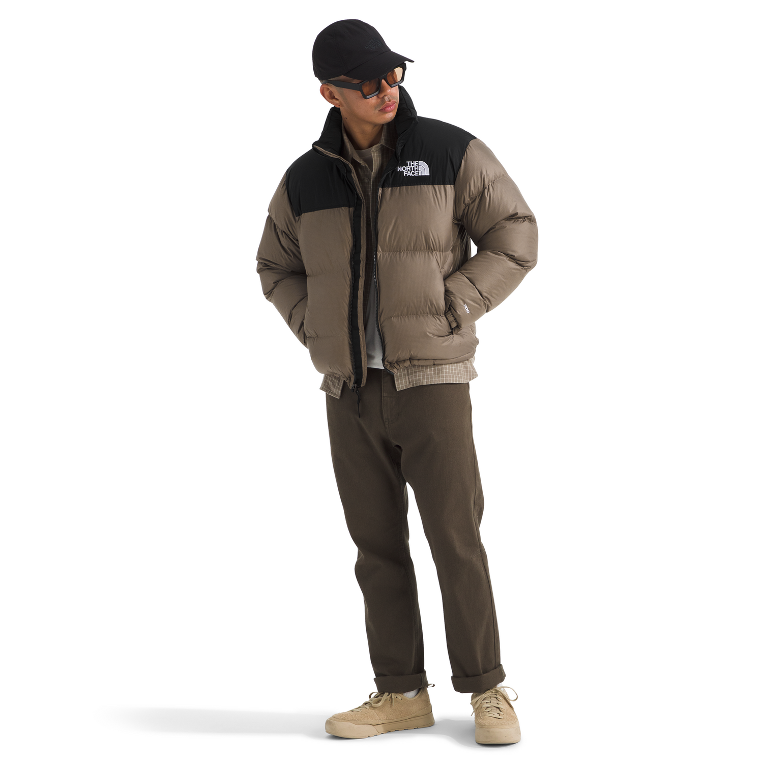 The North Face Men's 1996 Retro Nuptse Jacket in Mocha Brown/TNF Black The North Face Men's 1996 Retro Nuptse Jacket in Mocha Brown/TNF Black