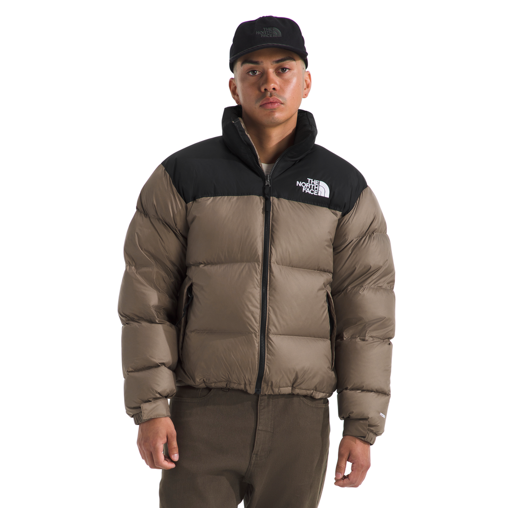 The North Face Men's 1996 Retro Nuptse Jacket in Mocha Brown/TNF Black The North Face Men's 1996 Retro Nuptse Jacket in Mocha Brown/TNF Black