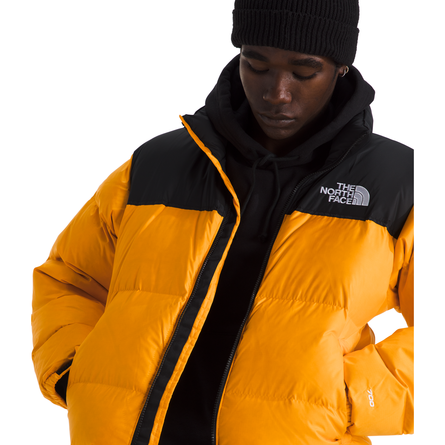 The North Face Men's 1996 Retro Nuptse Jacket | Summit Gold/TNF Black/Recycled Down