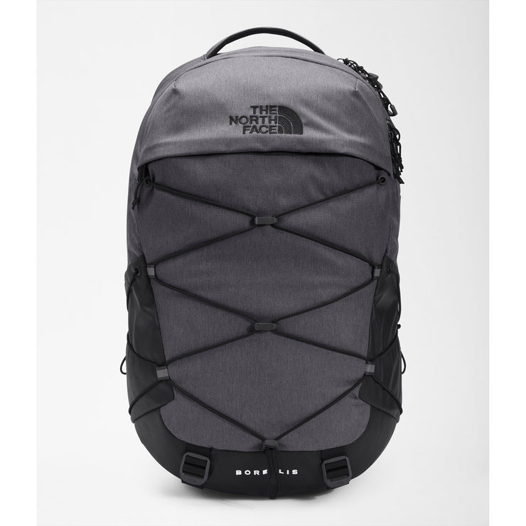 The North Face Borealis Backpack in Asphalt Grey Light Heather/TNF Black