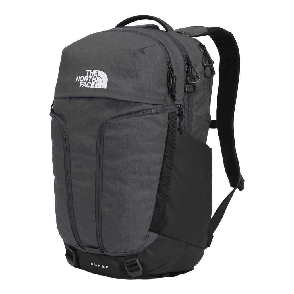 The North Face Surge Gray and Black Travel Backpack with Copper Accents Amazon.com: The North Face Surge Commuter Laptop Backpack  main image 2