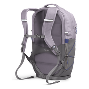 The North Face Women's Borealis Backpack in Minimal Grey Dark Heather Zinc Grey Cave Blue  Accessories