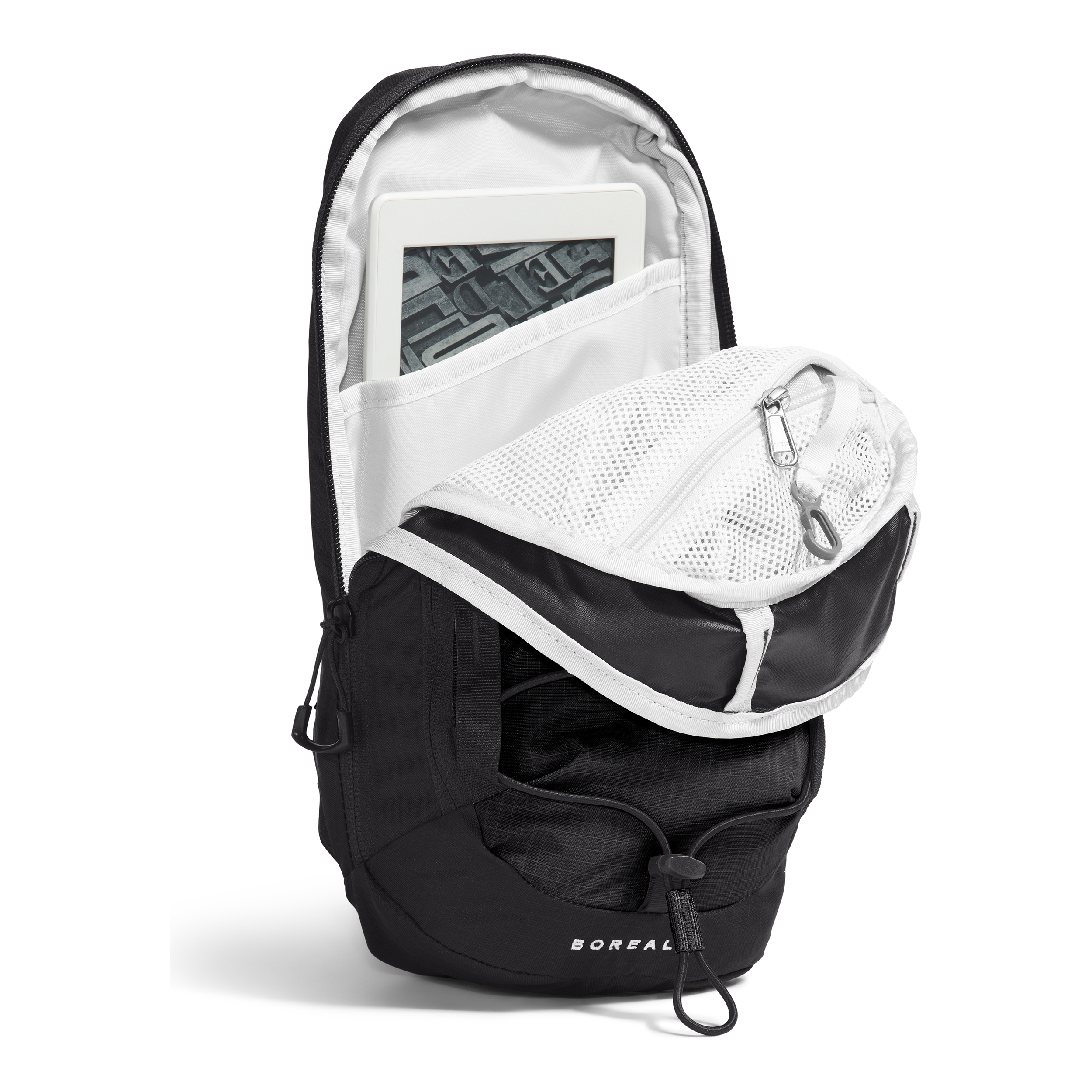 The North Face Borealis Sling in Black White  Accessories