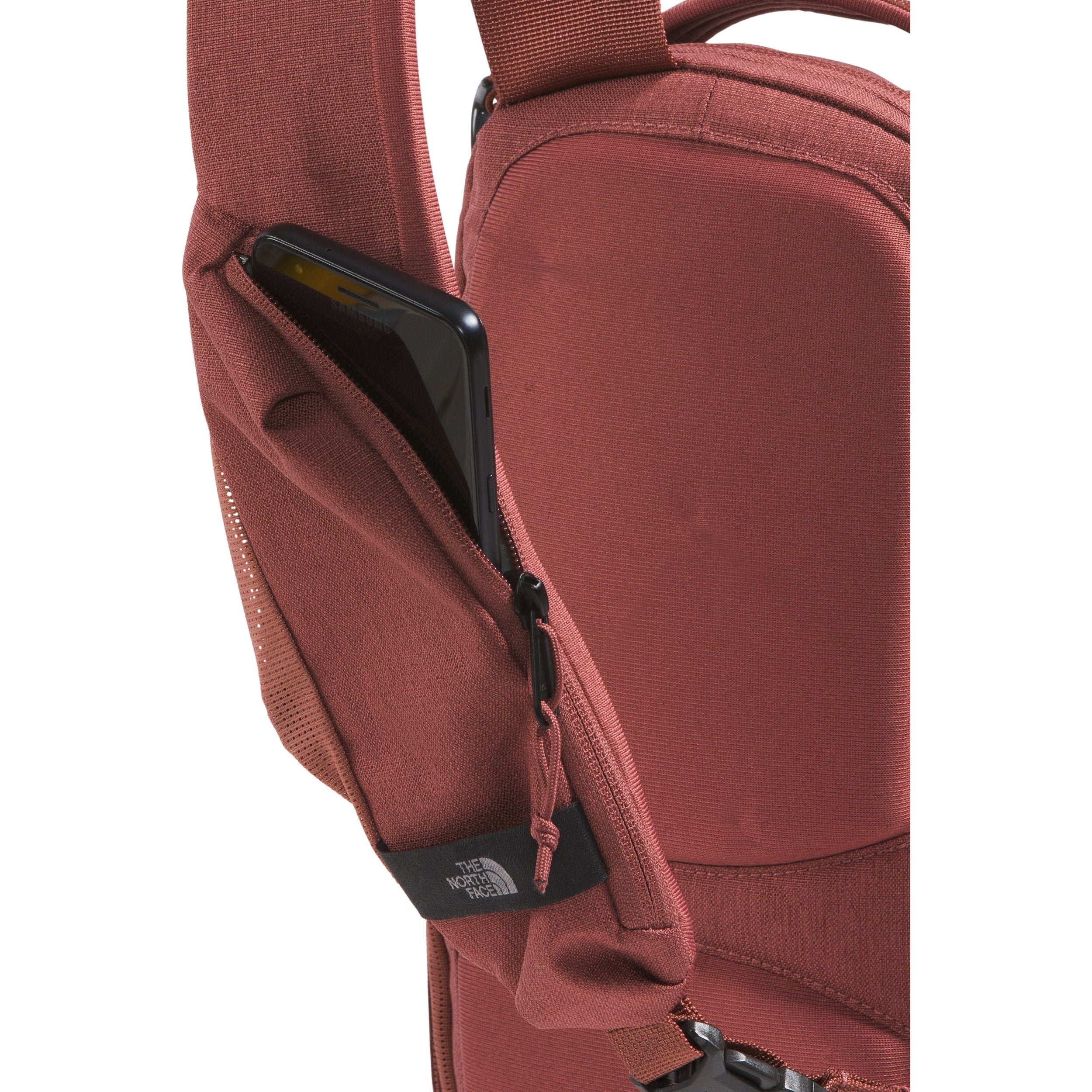 north face heather backpack The North Face Borealis Sling(Canyon Dust Dark Heather)