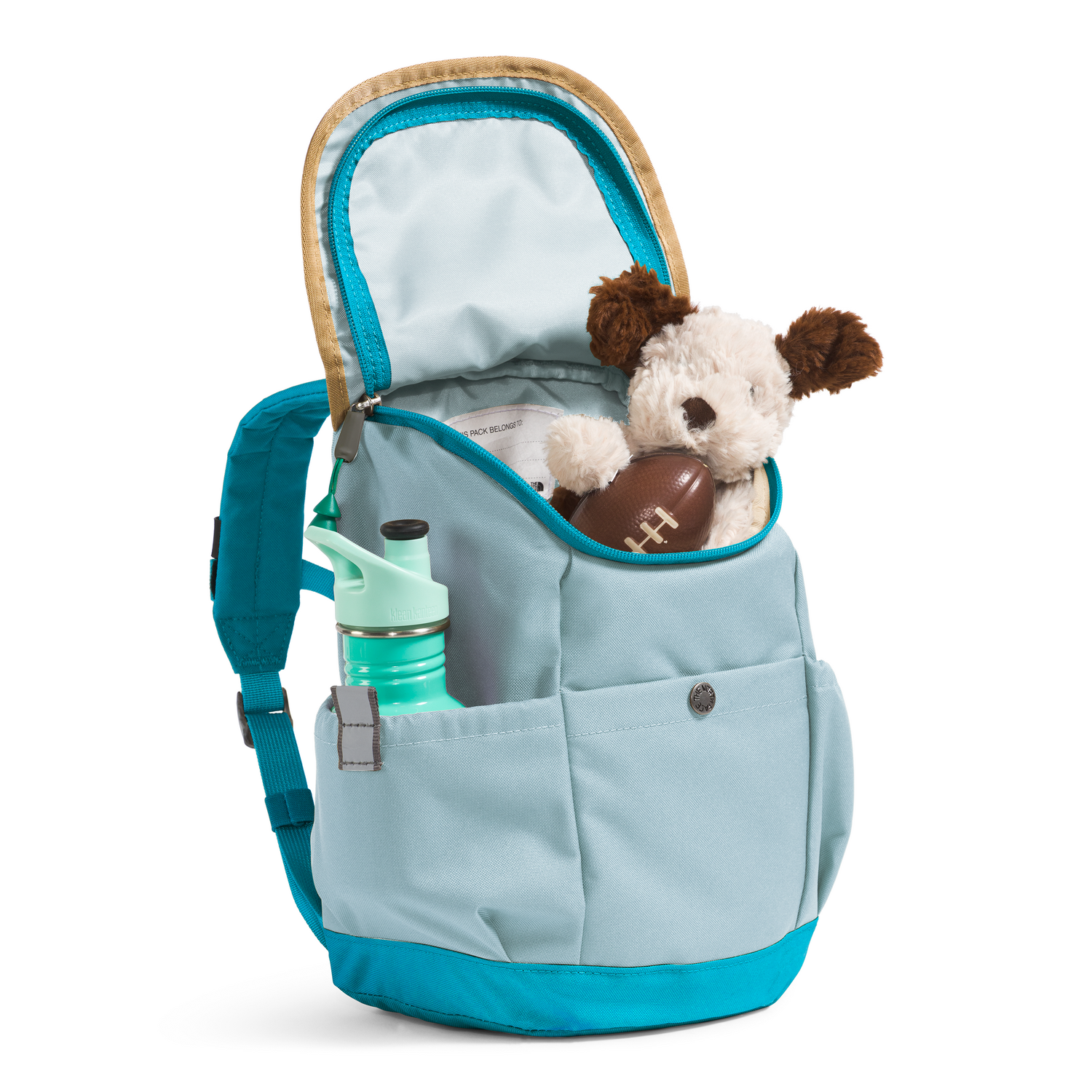 north face explorer backpack The Youth Mini Backpack, Dimmed Algae/Slate Moss keeping daily essentials close without adding weight or bulk The North Face Youth's Mini