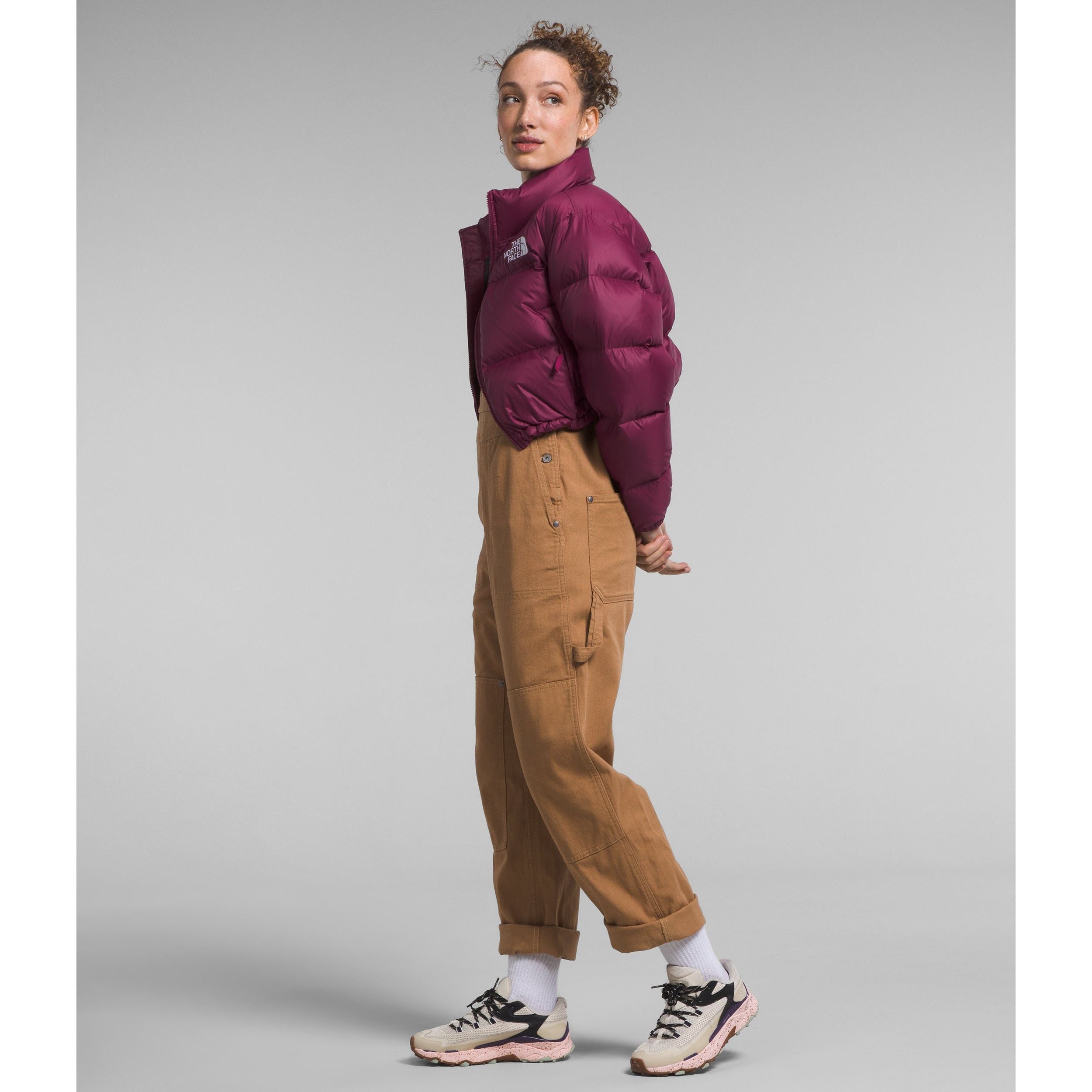 The North Face Women's Nuptse Short Jacket in Boysenberry  Coats & Jackets