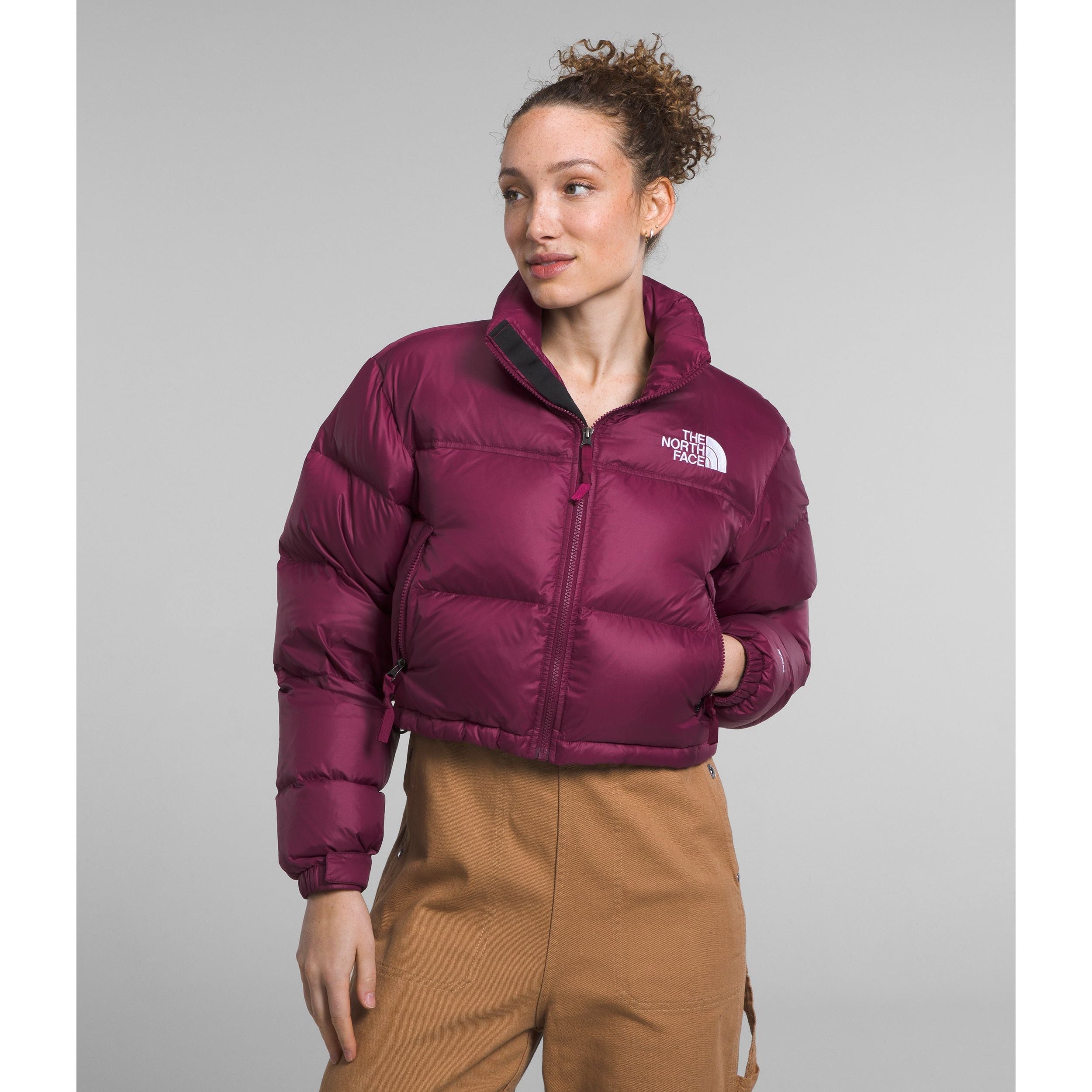 The North Face Women's Nuptse Short Jacket in Boysenberry  Coats & Jackets