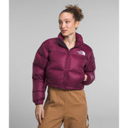 The North Face Women's Nuptse Short Jacket in Boysenberry