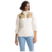 The North Face Women's Antora Jacket in White Dune/Khaki Stone