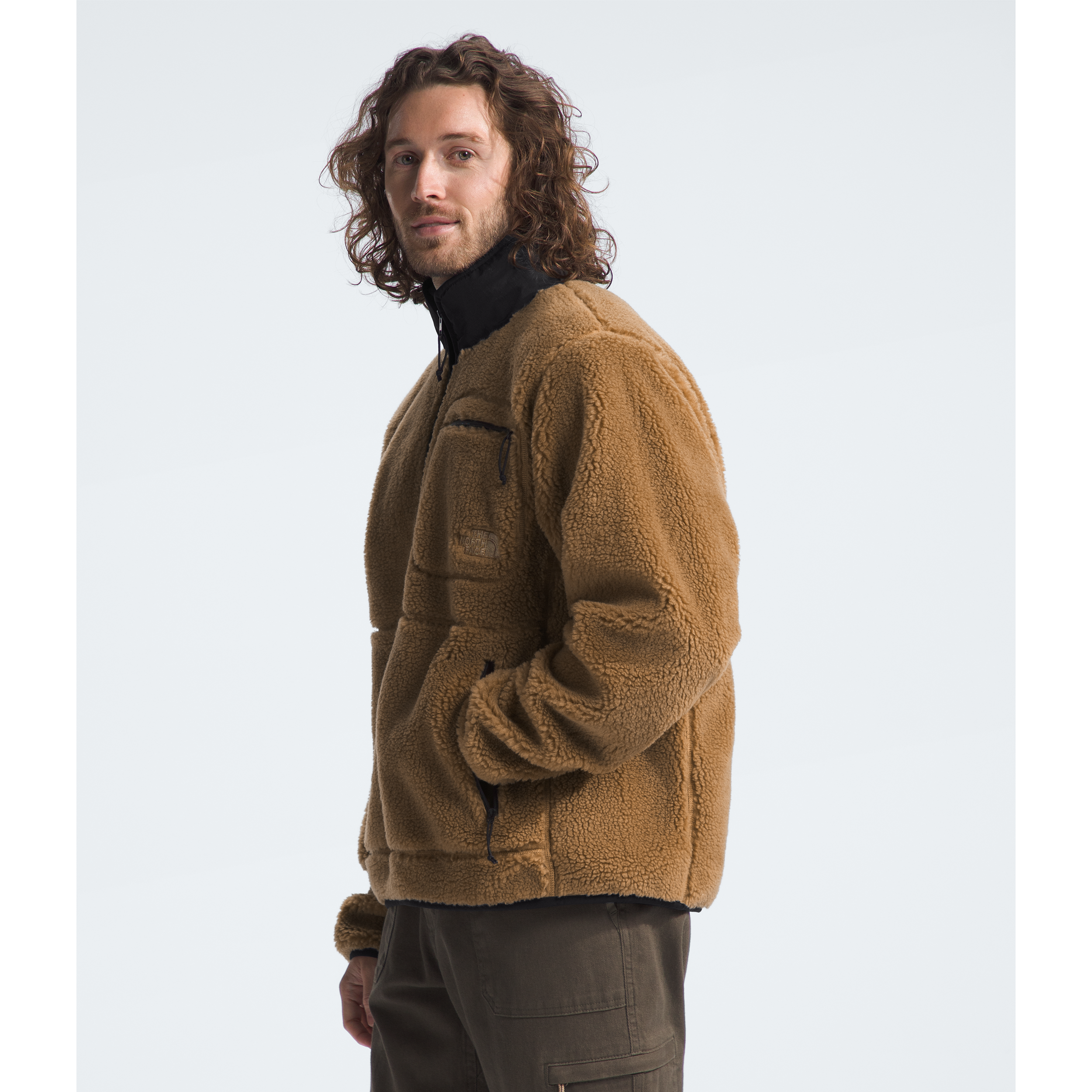 The North Face Men's Extreme Pile Pullover in TNF Black/Utility Brown  Men's Apparel