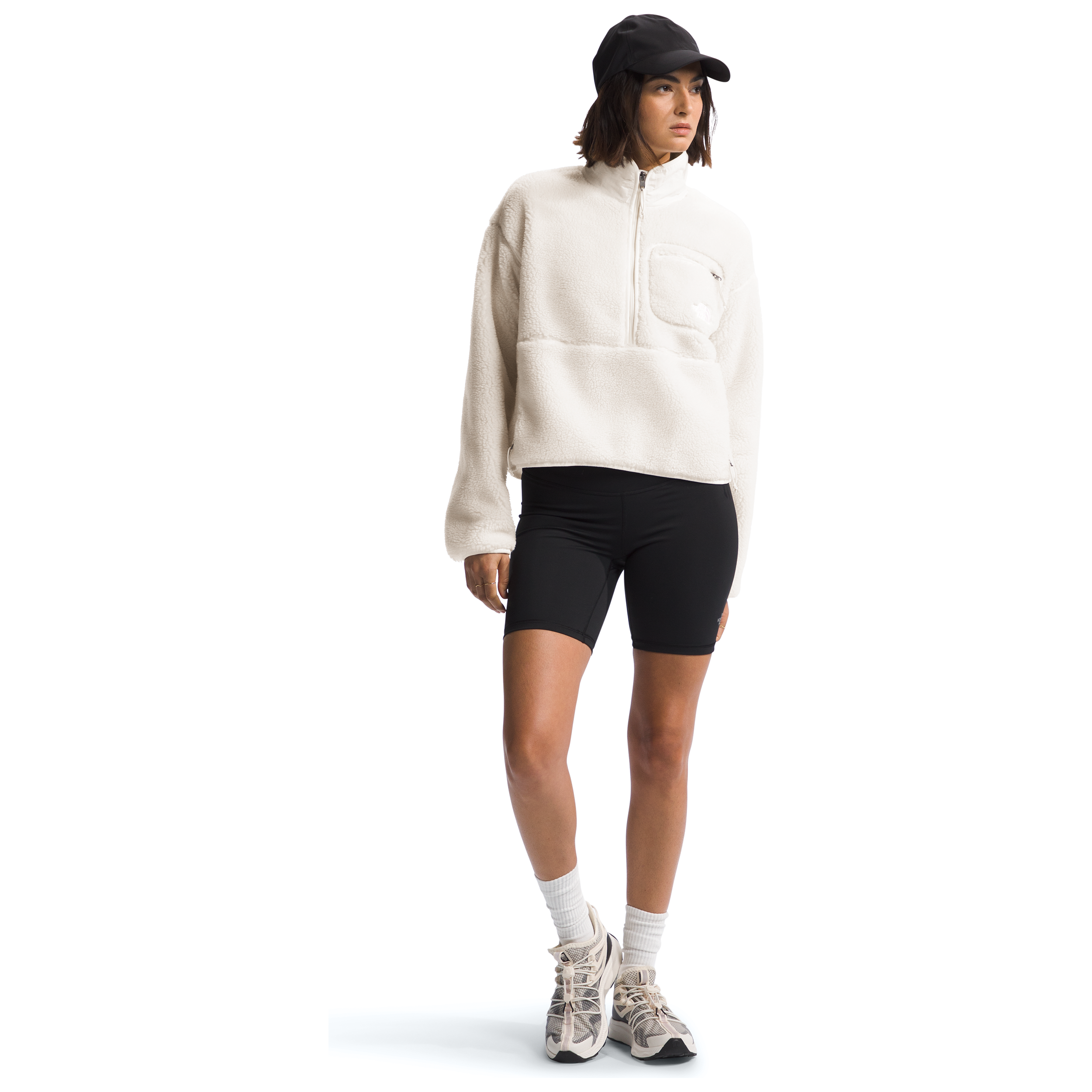 The North Face Women's Extreme Pile Pullover in White Dune  Women's Apparel