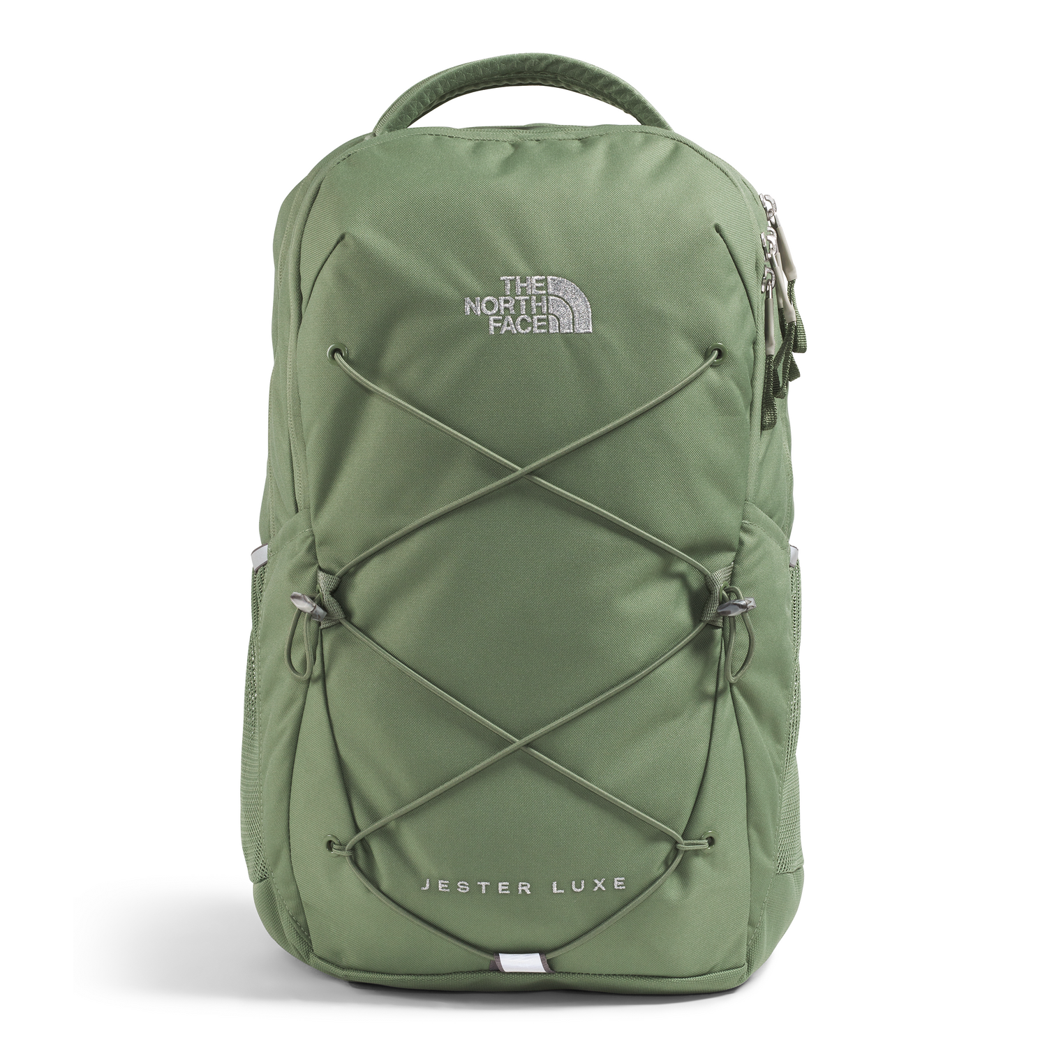 The North Face Women's Jester Luxe Backpack, Bark Mist/Silver Metallic