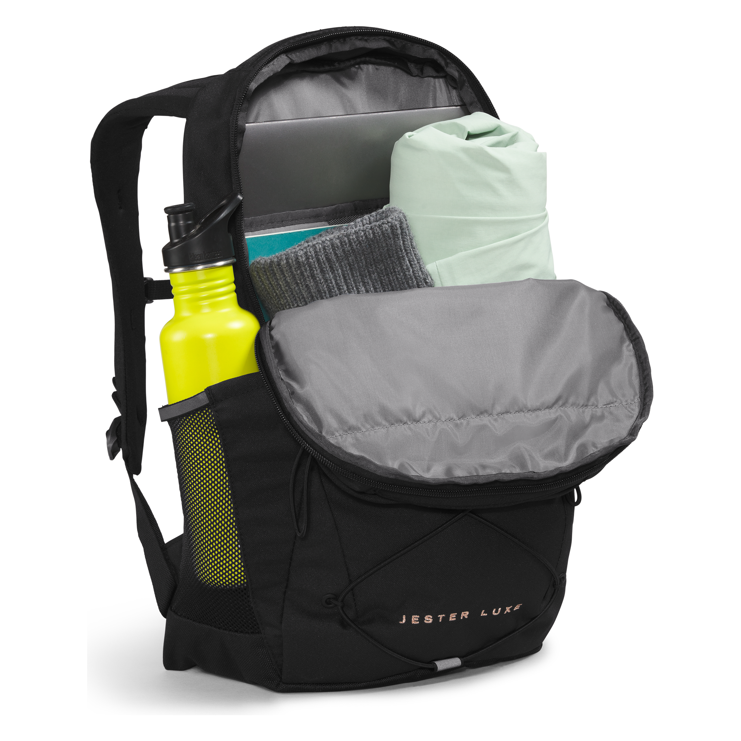 north face backpack with gold The North Face Women's Jester Luxe Backpack