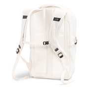 The North Face Women's Jester Luxe Backpack in Gardenia White/Burnt Coral Metallic  Accessories