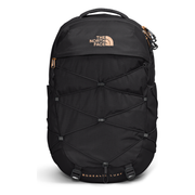 The North Face Women's Borealis Mini Backpack Luxe in Black Burnt Coral Metallic  Accessories