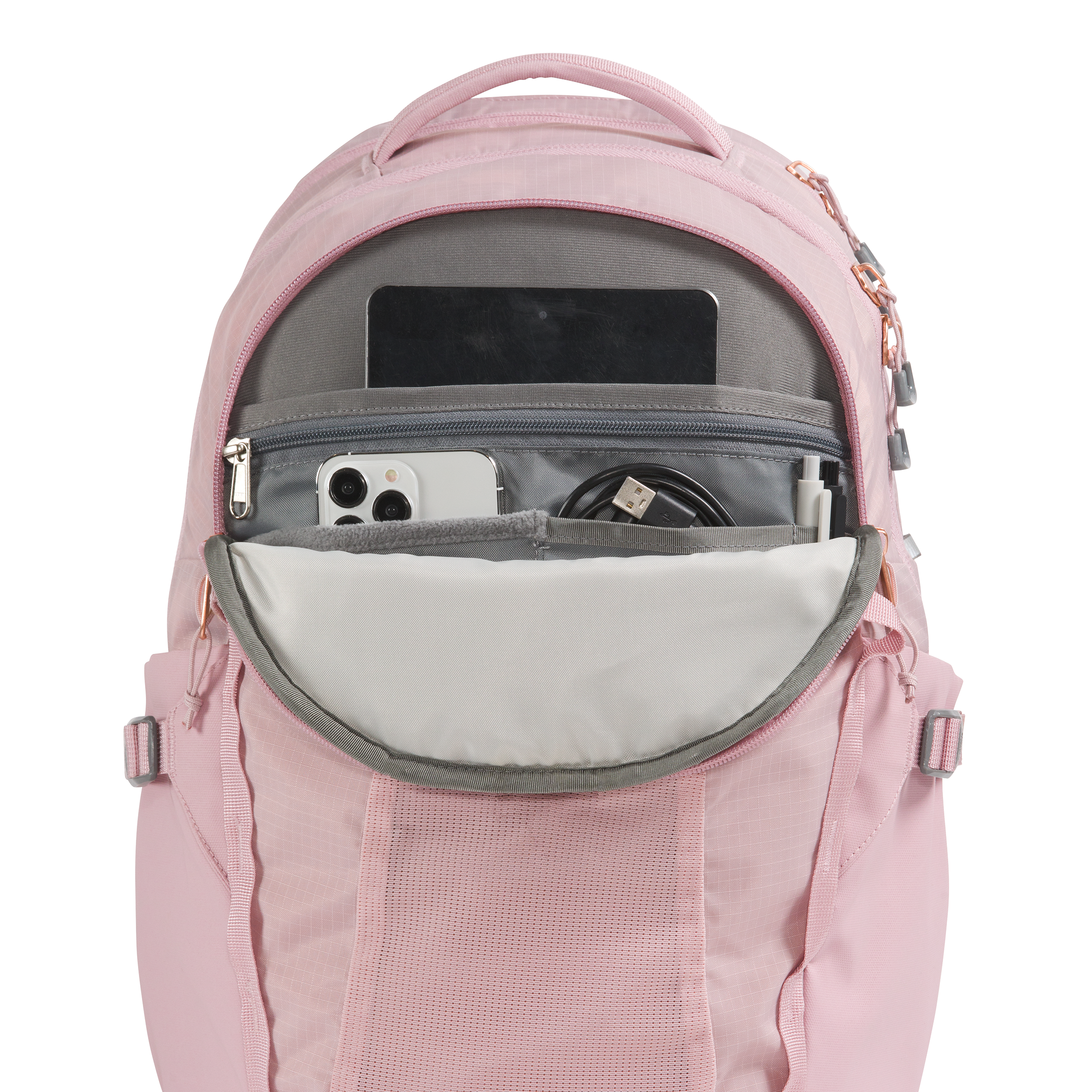backpack north face pink The Women's Jester Everyday Laptop and mesh side pockets The North Face Jester Backpack