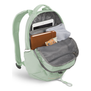 The North Face Women's Borealis Mini Backpack Luxe in Misty Sage Burnt Coral Metallic  Accessories