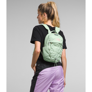 The North Face Women's Borealis Mini Backpack Luxe in Misty Sage Burnt Coral Metallic  Accessories