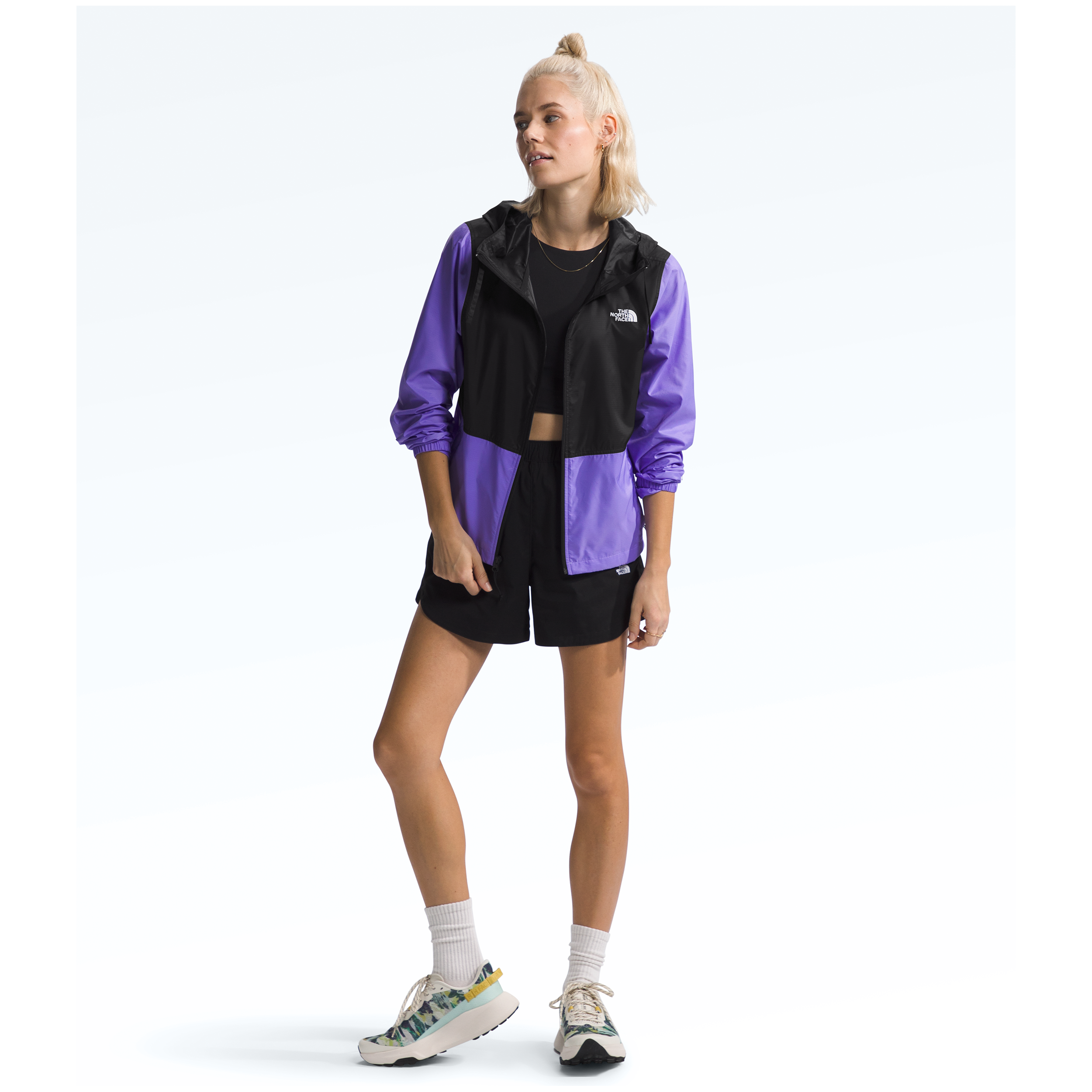 The North Face Women's Cyclone Jacket 3 in Optic Violet TNF Black  Women's Apparel