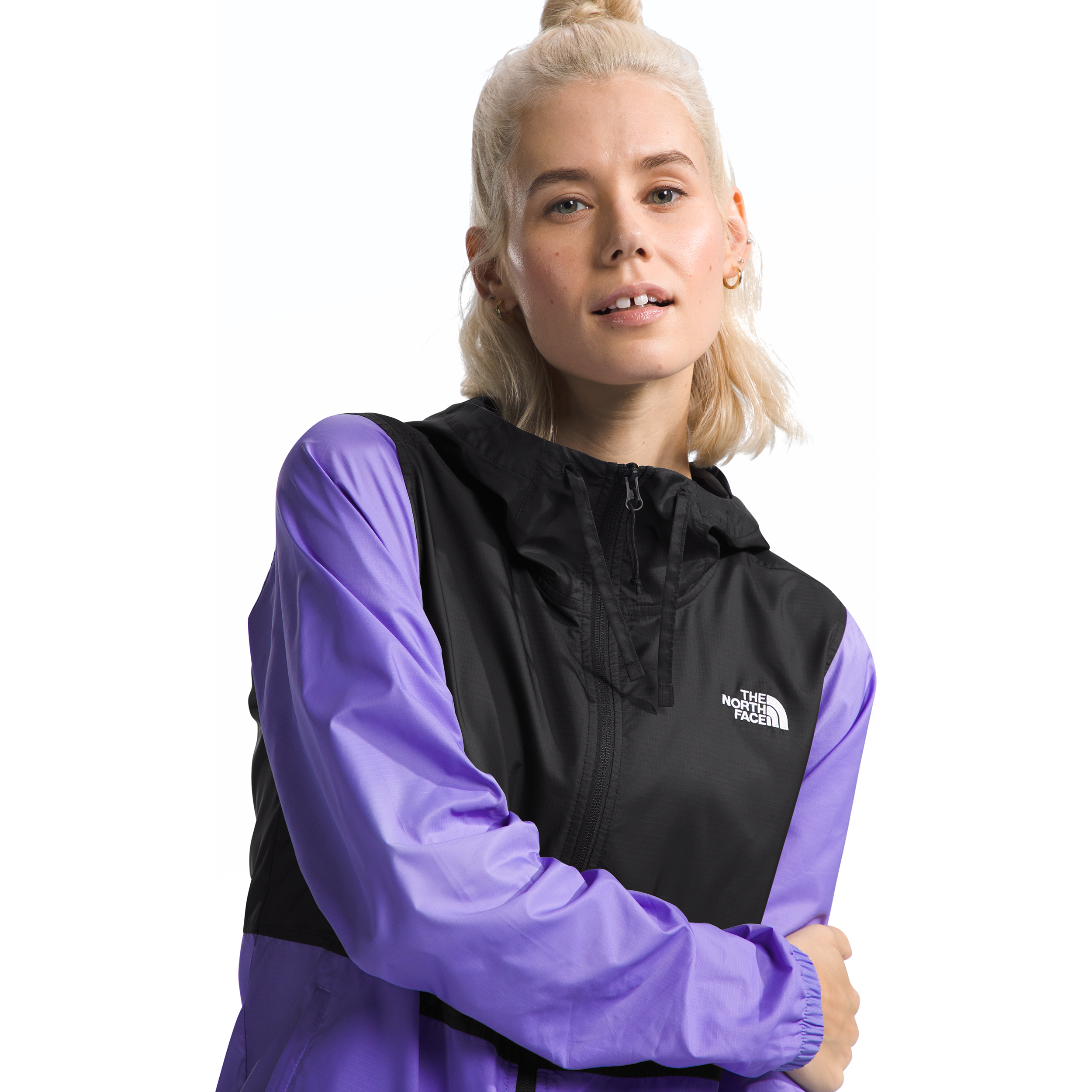 The North Face Women's Cyclone Jacket 3 in Optic Violet TNF Black  Women's Apparel