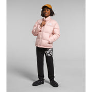 The North Face Big Kids' 1996 Retro Nuptse Jacket in Pink Moss