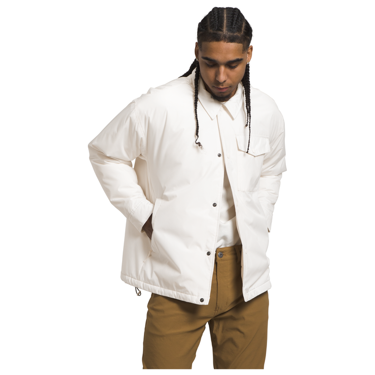 The North Face Men s Stuffed Coaches Jacket in Gardenia White