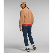 The North Face Men's Campshire Fleece Jacket in Almond Butter/Fiery Red  Men's Apparel