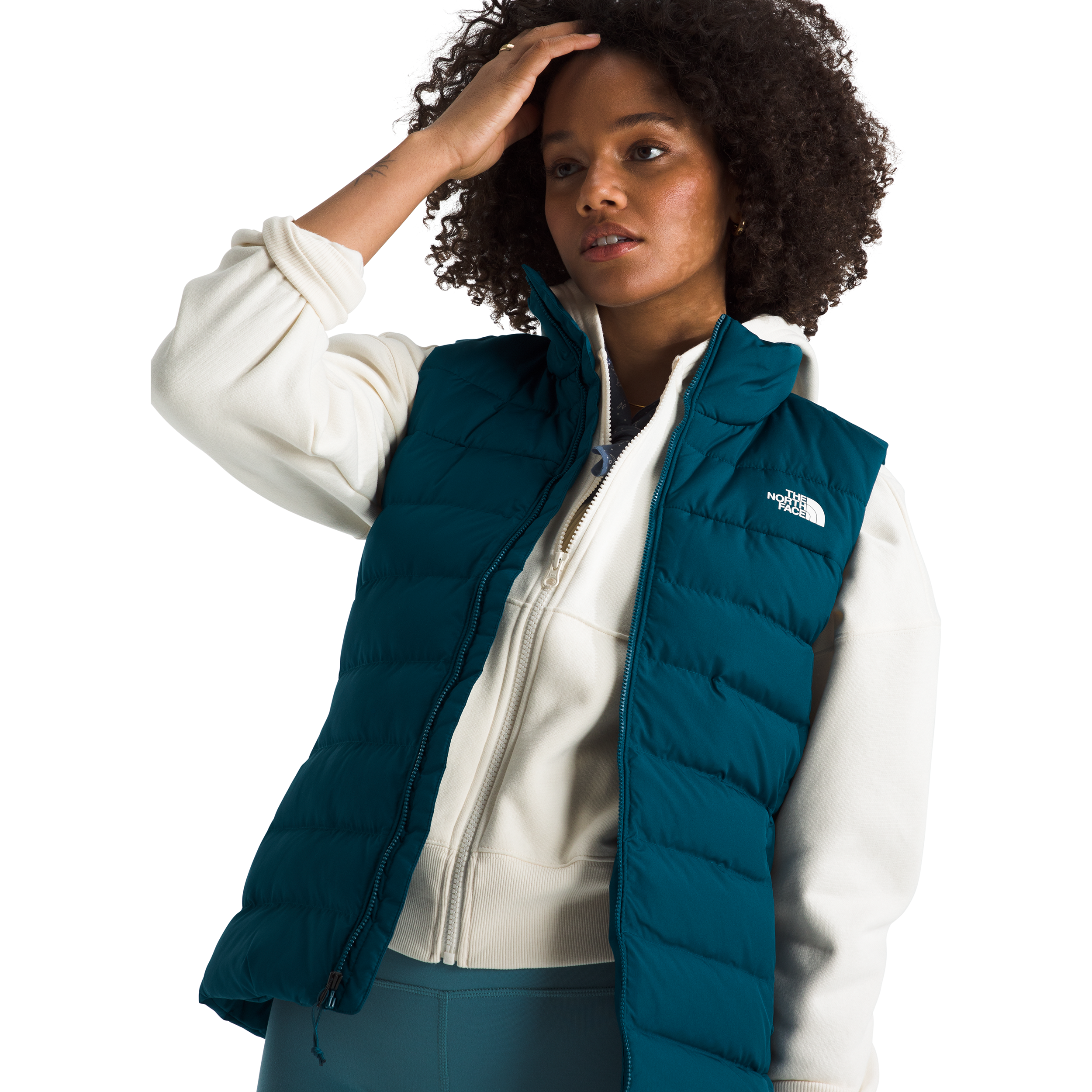 The North Face Women's Aconcagua 3 Vest in Midnight Petrol  Women's Apparel