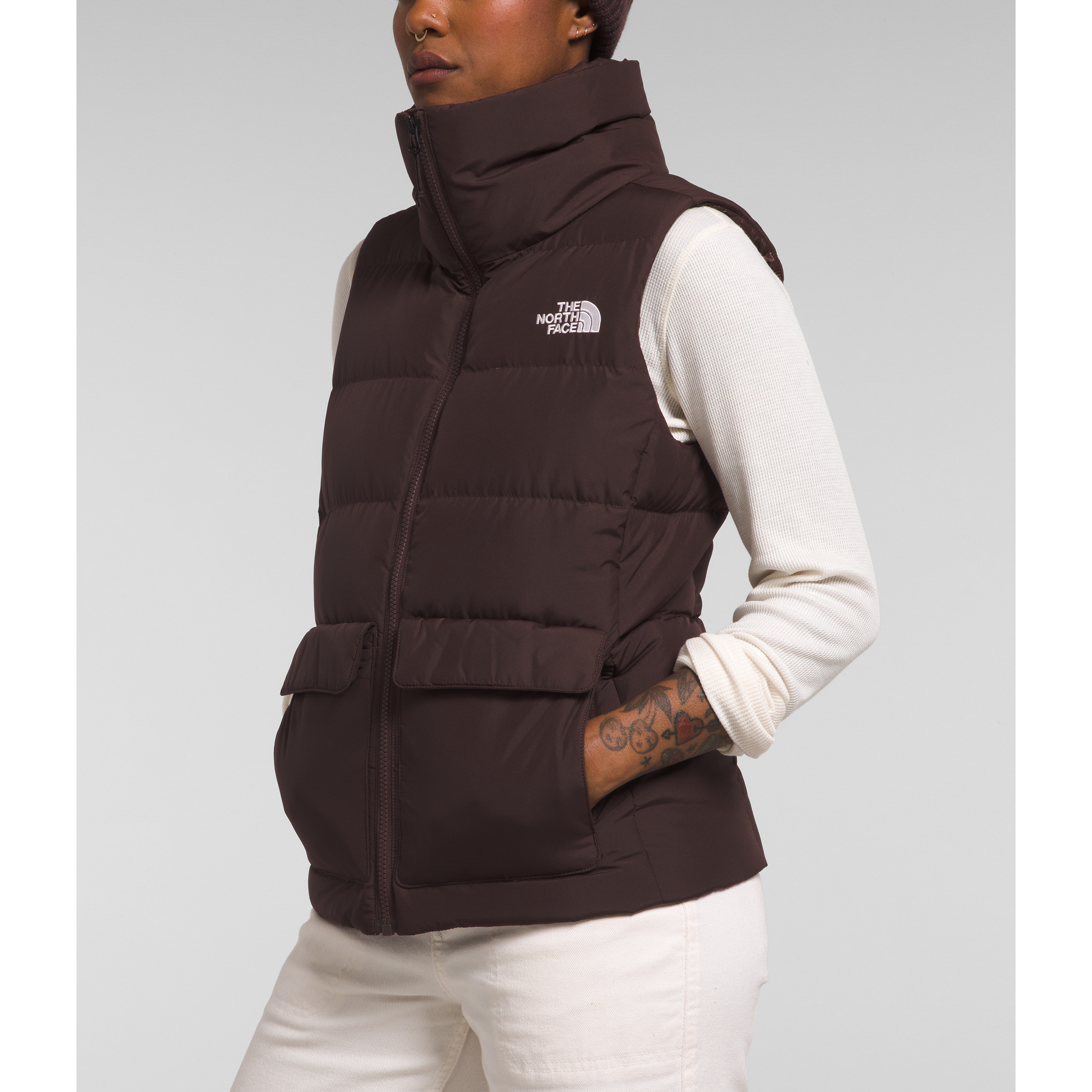 The North Face Women's Gotham Vest in Coal Brown  Women's Apparel