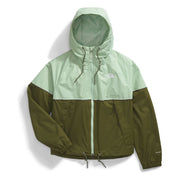 The North Face Women's Novelty Antora Rain Hoodie in Misty Sage Forest Olive